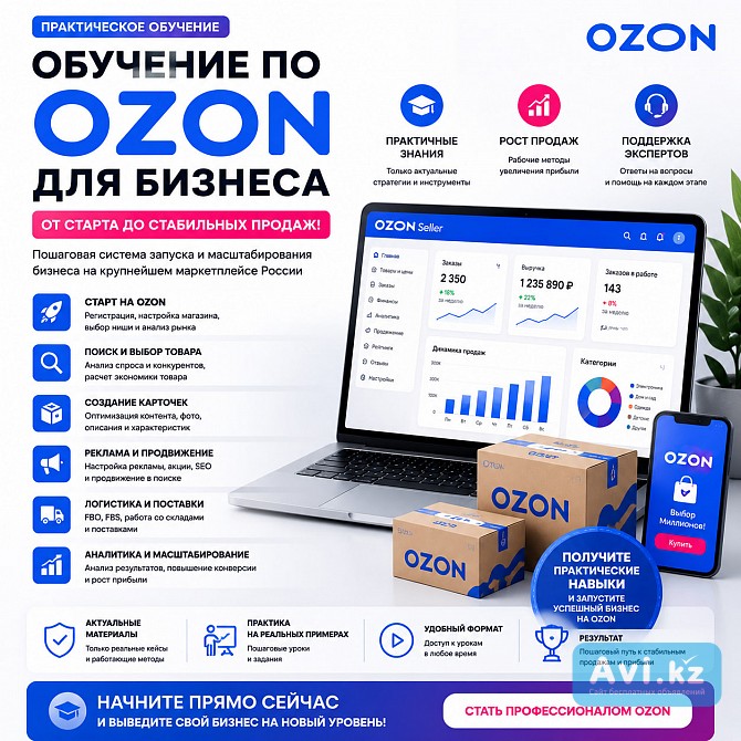 Обучение по Ozon для бизнеса Алматы - изображение 1