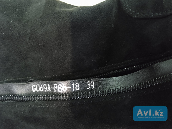 Сапоги женские недорого замшевые Алматы - изображение 1