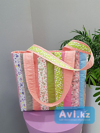 Сумка шопер-тоут Лето (ручная работа) Алматы - изображение 1