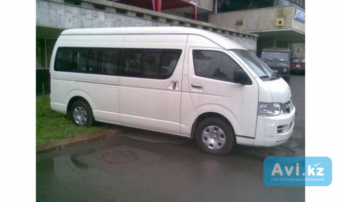 Услуги микроавтобусов предст. класса Toyota Hiace в Алматы Алматы - изображение 1