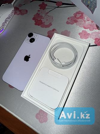 Айфон 14 сиреневый Караганда - изображение 1