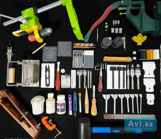 Инструменты кожевника , для кожи !набор Тараз - изображение 1