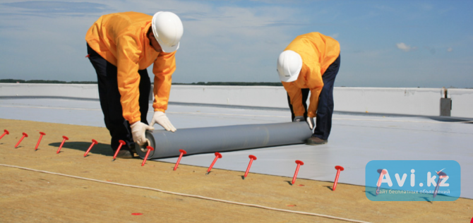 Пвх Мембрана Для Гидроизоляции Кровли Армированная Полимерная Алматы - изображение 1