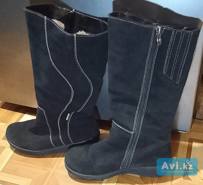 Сапоги замшевые женские продаю Караганда - изображение 1