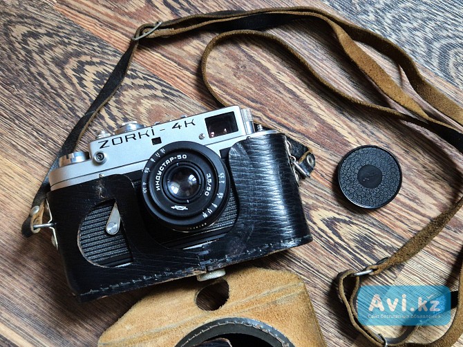 Фотоаппарат "зоркий - 4к" Объектив Индустар-50 Алматы - изображение 1