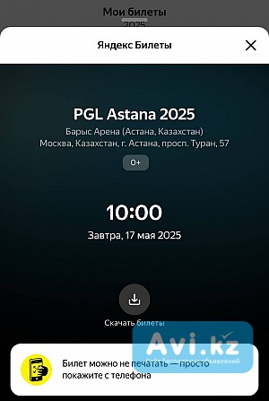 Продажа билетов на турнир по Counter Strike Астана - изображение 1