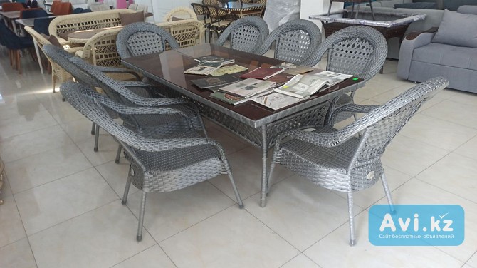 Качественные ротанговые столы — уют и стиль в одном Шымкент - изображение 1