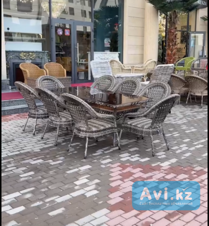 Столы и стулья из ротанга комфорт дома Нью Кобра luxury Шымкент - изображение 1