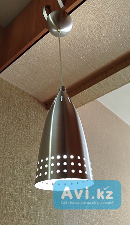 Люстра - Подвесной светильник с алюминиевым плафоном б/у, 3 шт Алматы - изображение 1