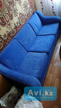 Мягкий уголок (обивка флок) в хорошем состоянии (пр-во Чехословакия) Караганда - изображение 1