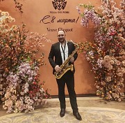 Саксофонист Алматы на свадьбу, юбилей, романтический вечер, свадебный танец Алматы