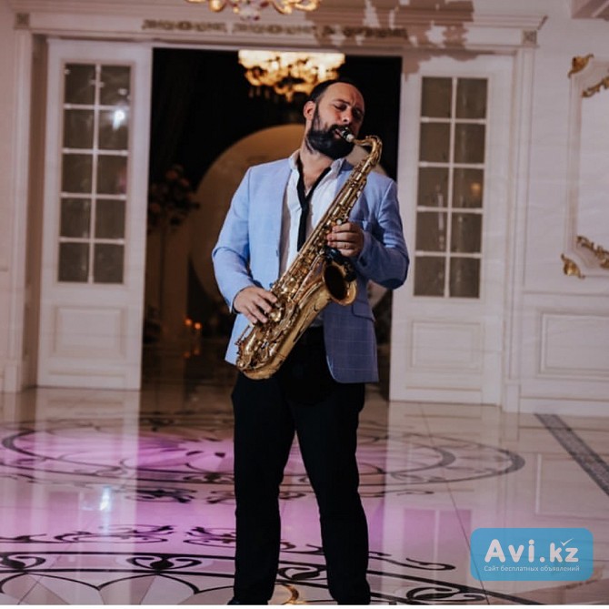 Саксофонист Алматы на свадьбу, юбилей, романтический вечер, свадебный танец Алматы - изображение 1