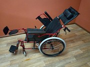Коляска каталка - лежанка для взрослых с высокой спинкой Алматы