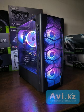 Игровой Ryzen 5 2600 до 3900мгц/ Gtx1060 6гб, Ddr4 16гб, Nvme 256гб + Hdd 1tb Алматы - изображение 1