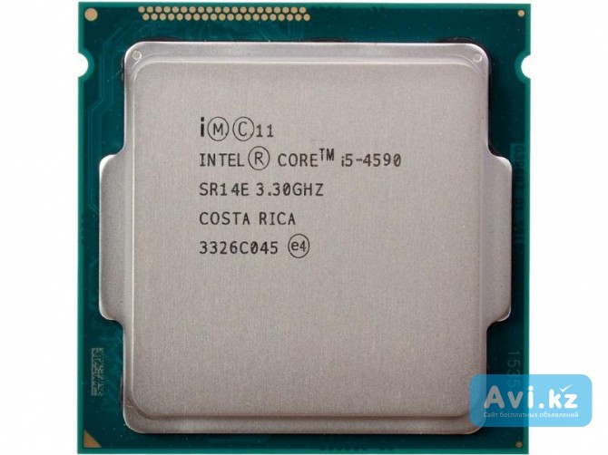 Intel Core i5-4590 (3.30ghz/3.70ghz)/ 6mb/ 4c/4th 84w/ Lga1150/ Haswell/ HD Graphics 4600/ oem/ 33-ш Алматы - изображение 1