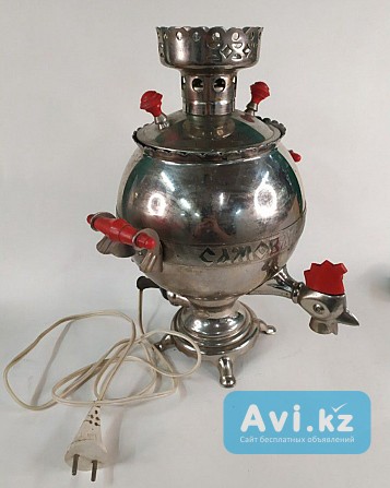 Самовар-шар электрический 3 л, Тула, рабочий Алматы - изображение 1