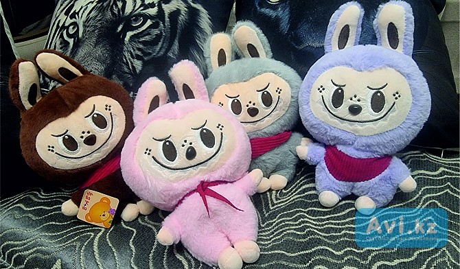 Мультяшная плюшевая игрушка Labubu (подушка) Алматы - изображение 1