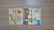 Банкнота 1000 тенге 2014 года с подписью К. Келимбетова Алматы