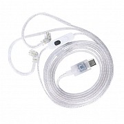 Провод Iem KZ Type C на Qdc 0, 75 + Mic доставка из г.Алматы