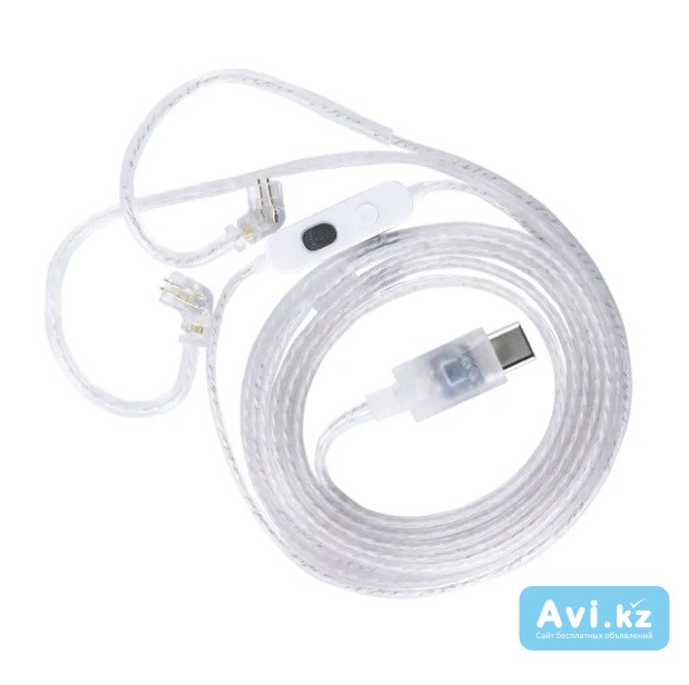 Провод Iem KZ Type C на Qdc 0, 75 + Mic Алматы - изображение 1