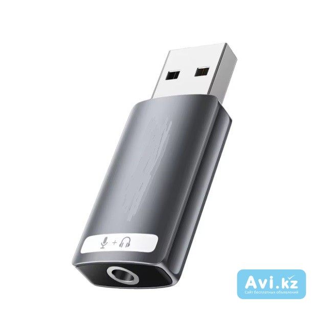 Переходник Essanger Usb на 3.5 + Mic Алматы - изображение 1