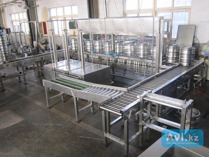 Полностью автоматизированная линия по мойке и наполнению пивных Кег бочек Алматы - изображение 1