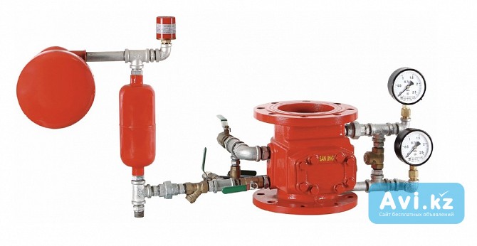 Узел управления водозаполненный "прямоточный" Ду-100, Ду-150, Ду-200 Алматы - изображение 1