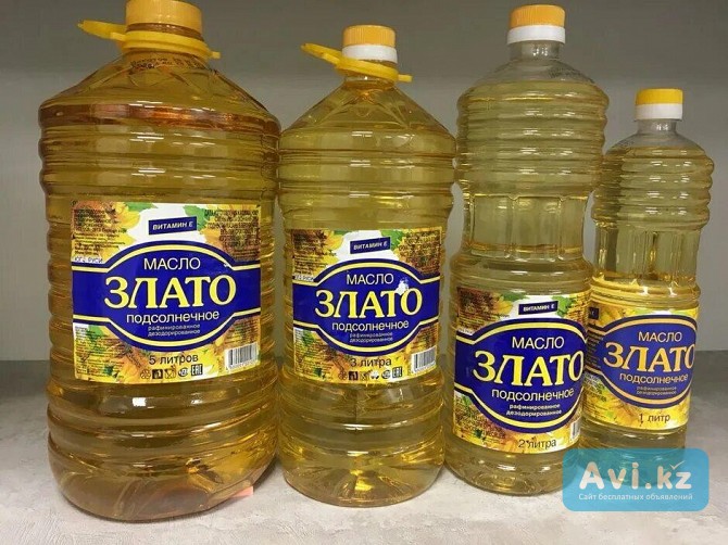 Масло подсолнечное от производителя Астана - изображение 1