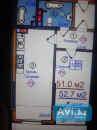 Продажа 2 комнатной квартиры Алматы - изображение 1
