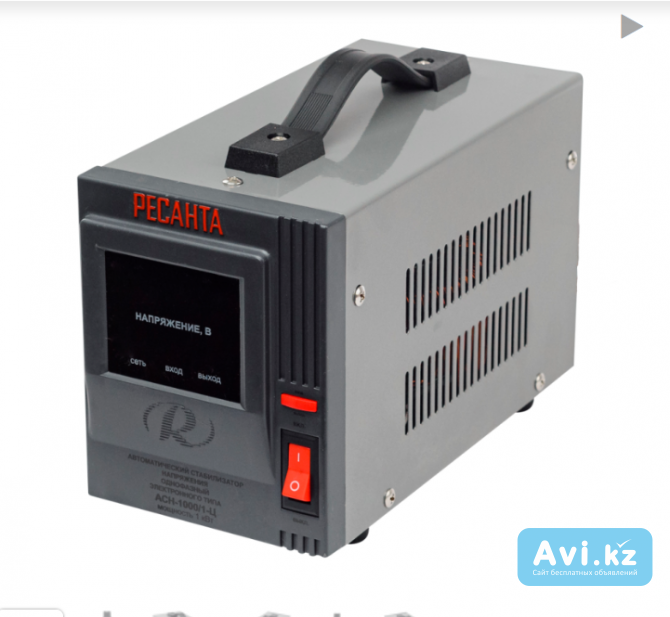 Стабилизатор напряжения Ресанта Асн-1000/1-ц Караганда - изображение 1
