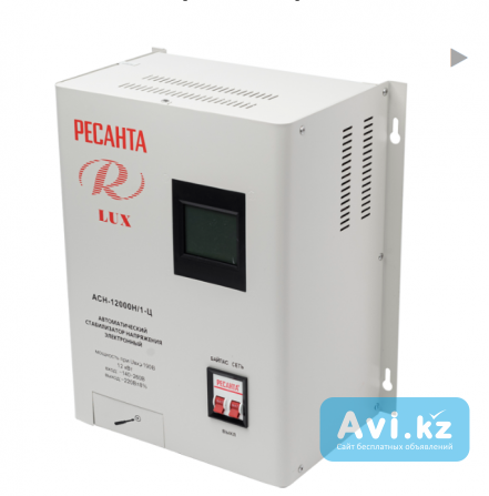 Стабилизатор напряжения серии Lux Ресанта Асн-12000н/1-ц Караганда - изображение 1