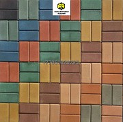 Брусчатка вибропрессованная-прессованная брусчатка Алматы-тротуарная плитка доставка из г.Алматы