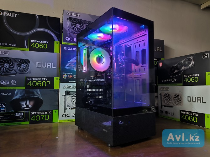 Игровой Компьютер: Intel Core I5-12400f до 4, 40ghz/ Pny Rtx5060 8gb/ Ram Ddr4 32gb/ Samsung M.2 Nvme Алматы - изображение 1