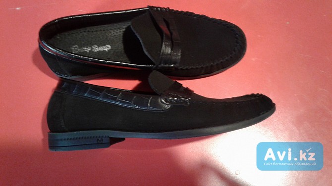 Продам мокасины замшевые + кожа, нубук Алматы - изображение 1