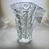 Антикварная хрустальная ваза для цветов 18см Алматы