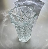 Антикварная хрустальная ваза для цветов 18см Алматы