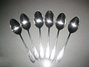 Большие, советские, столовые ложки 6шт. нержавейка Алматы