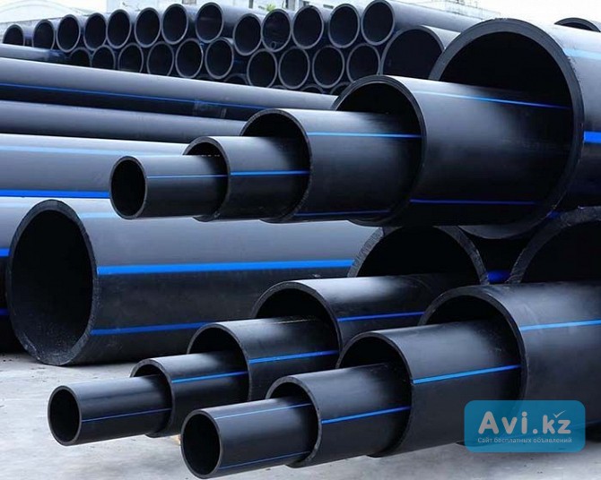 Полиэтиленовые трубы купить в Караганде. Водопроводные напорные трубы ПЭ 100. Трубы Пнд технические Караганда - изображение 1