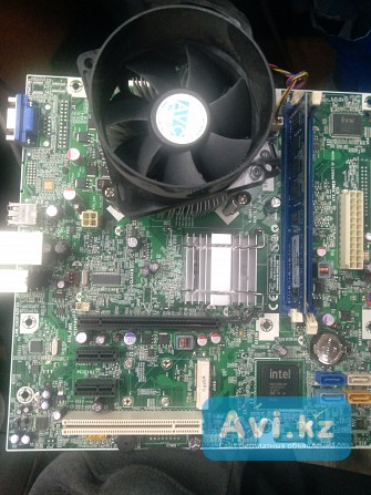 Продаю материнские платы с процессорам кулером охлаждения и памятью от системных блоков Acer, hp Караганда - изображение 1