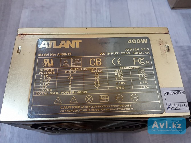 Продам блок питание для пк Алматы - изображение 1