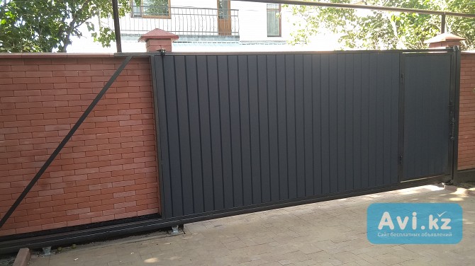 Откатные ворота, автоматика, сварочные работы, любые металлоконструкции Алматы - изображение 1