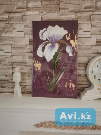 Авторская картина "ирис" Костанай - изображение 1