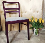 Стулья буковые после реставрации. 2 штуки. Цвет спелая вишня Алматы