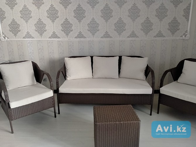 Изготовление и реставрация ротанговой уличной садовой мебели в Алматы Алматы - изображение 1
