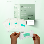 Гигиенические ежедневные прокладки Moppie Sport, 155 mm Алматы
