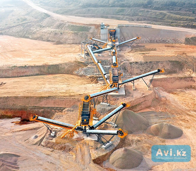 Стационарная дробильно-сортировочная установка 250-350 т/ч Алматы - изображение 1