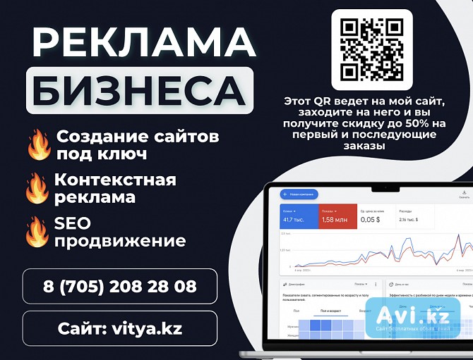 Контекстная реклама для Ремонта стартеров и генераторов со скидкой до 50 Алматы - изображение 1