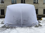 Бескаркасная палатка 5×3×2, 5 м для ремонта и отогрева техники Астана