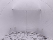 Бескаркасная палатка 8х4х4 м для ремонта и отогрева техники Астана