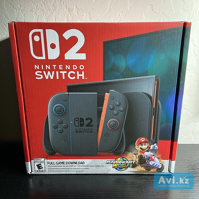 Nintendo Switch 2 с Mario Kart World Bundle Консоль Алматы - изображение 1